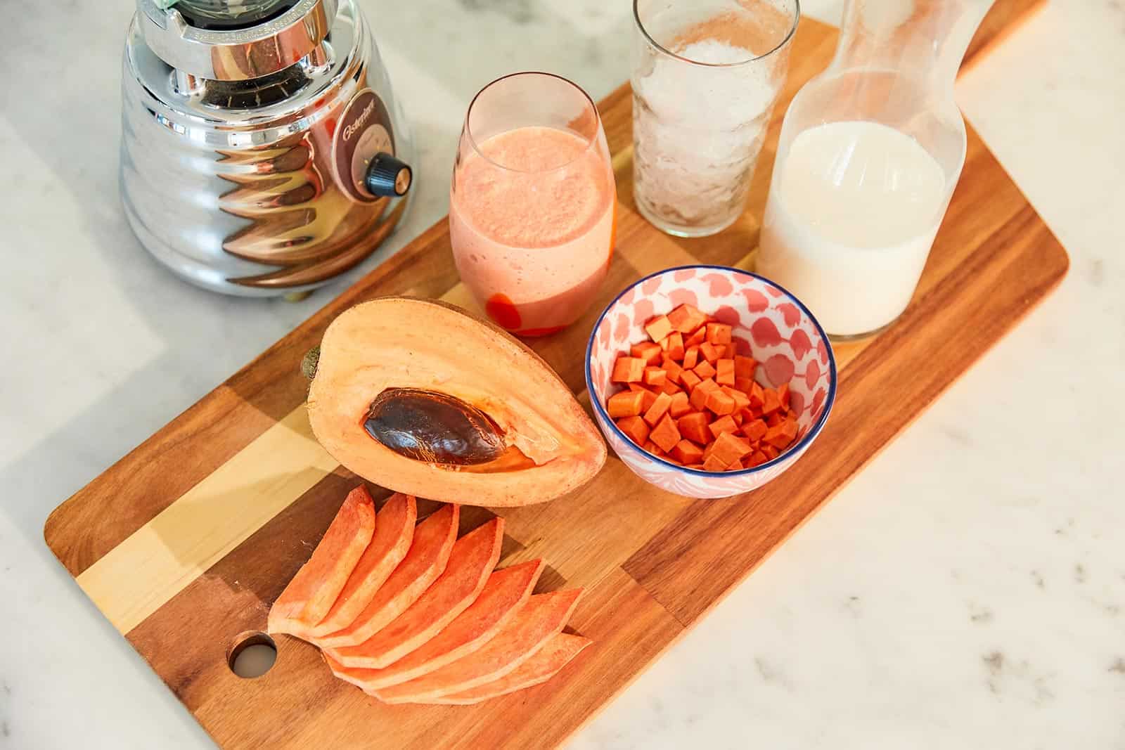 Traditional mamey smoothie recipe