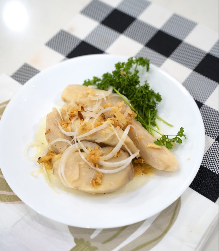 Boiled Malanga with Mojo - J&C Tropicals