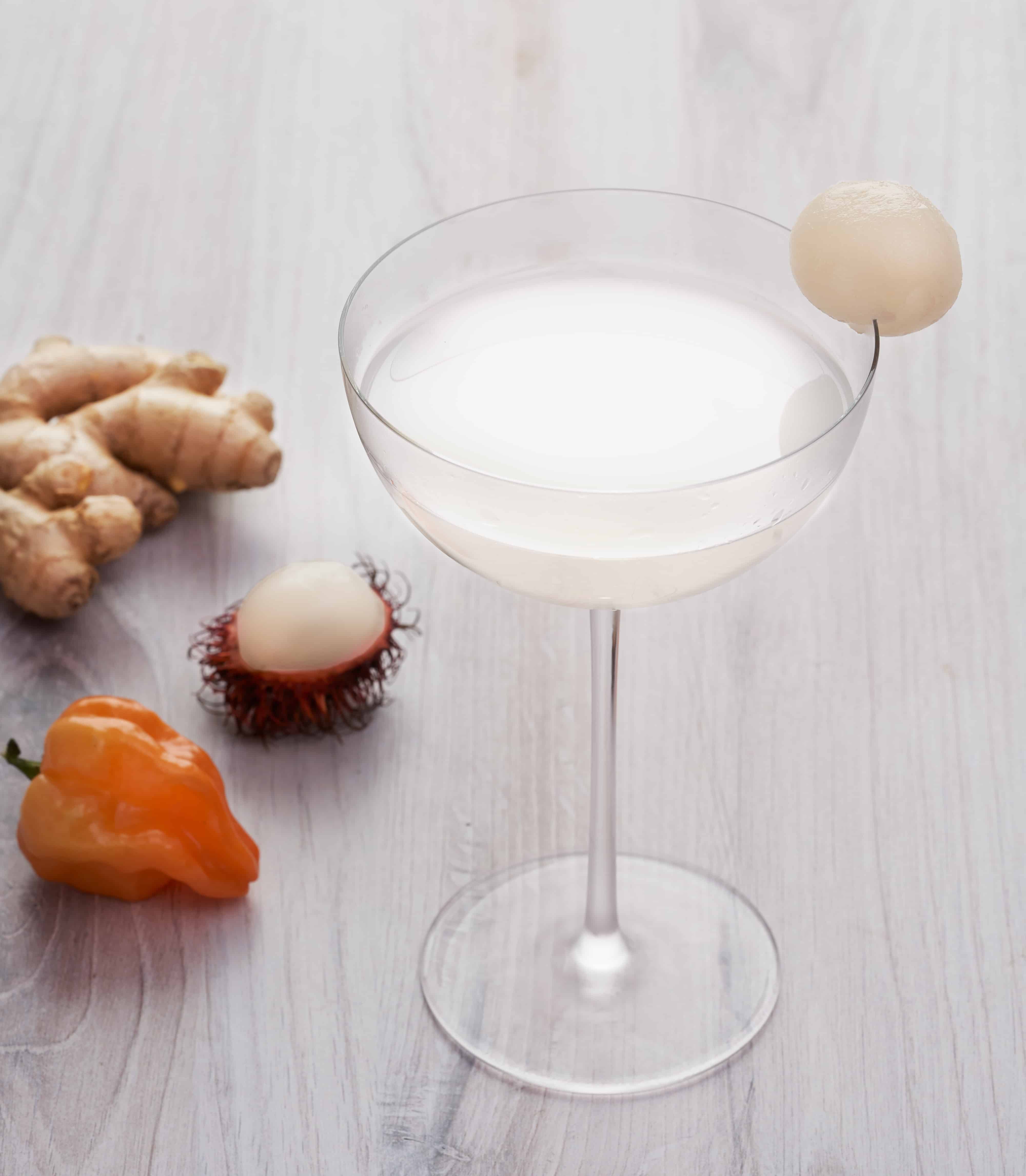 Sweet & Spicy Rambutan Cocktail