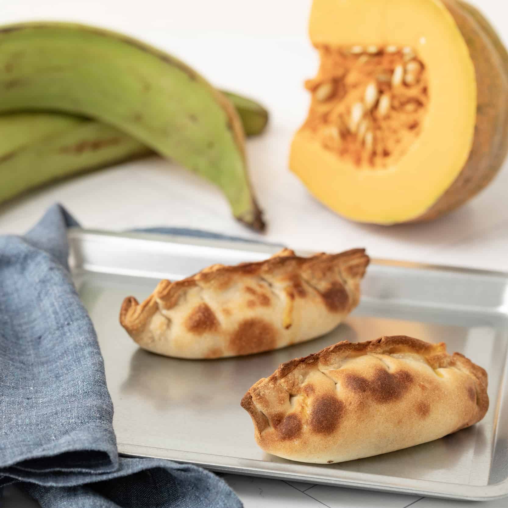 Calabaza and Plantain Empanadas