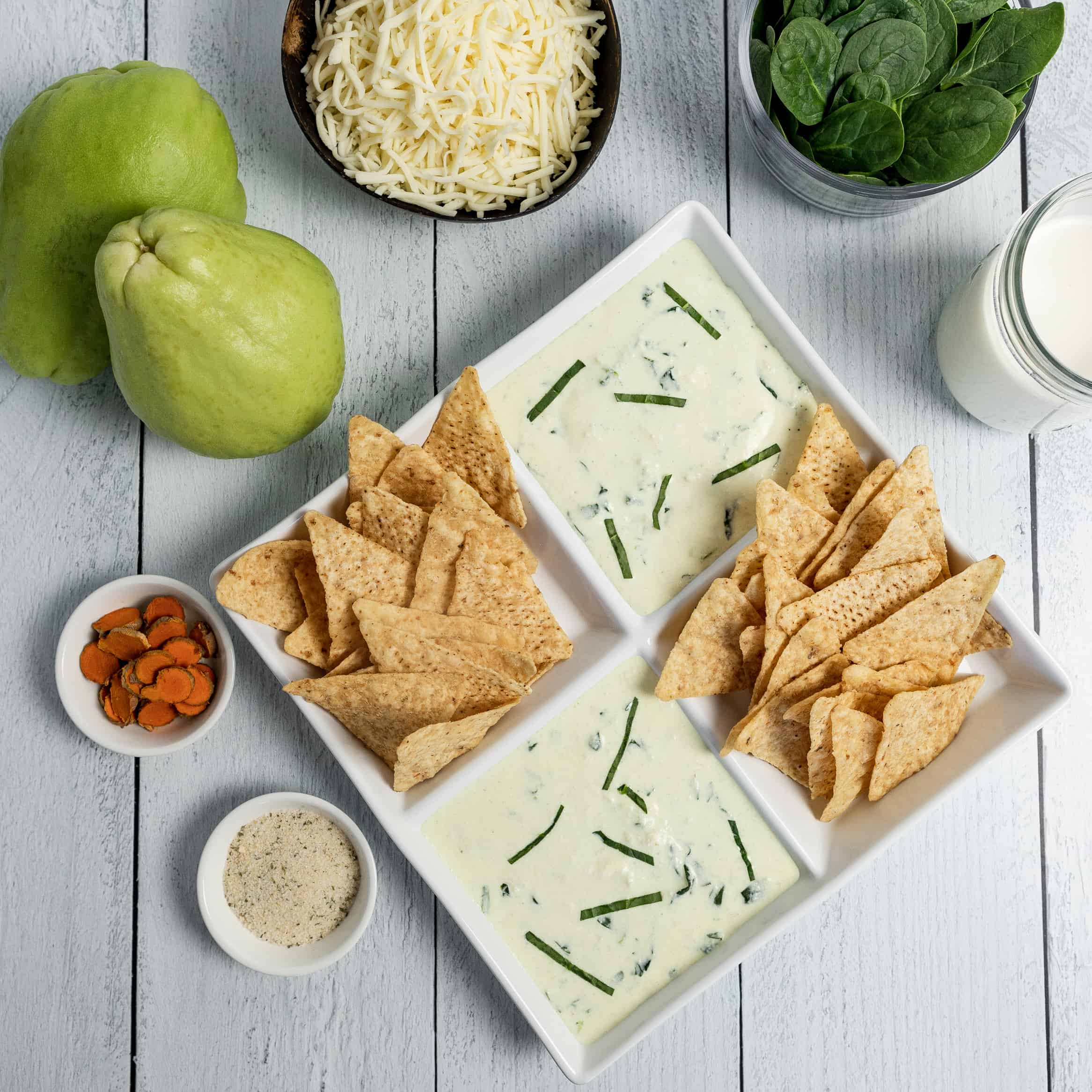 Chayote Spinach Dip