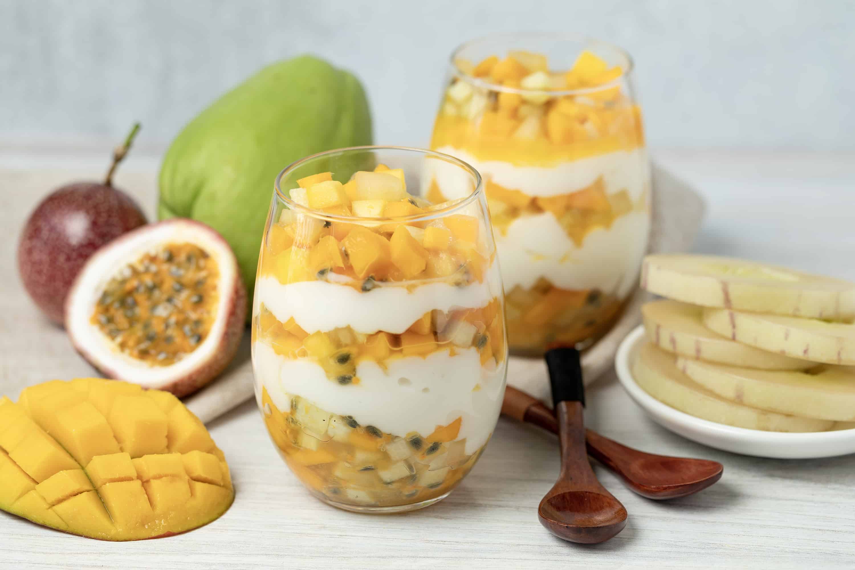 Tropicals and Yogurt Cup